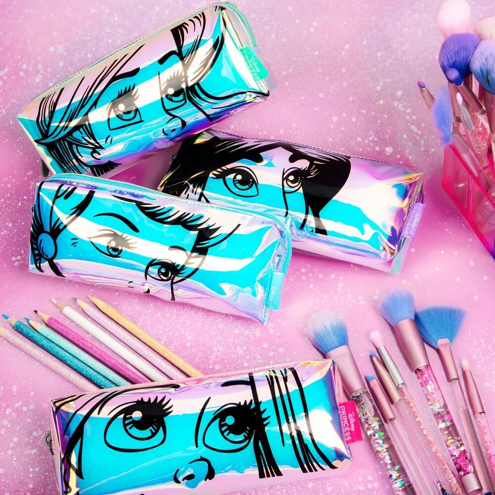 Disney Princess Iridescent Ariel Pencil Case, Blue - Picture 15 of 15